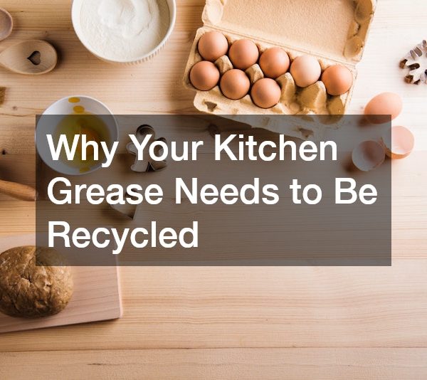 Why Your Kitchen Grease Needs to Be Recycled